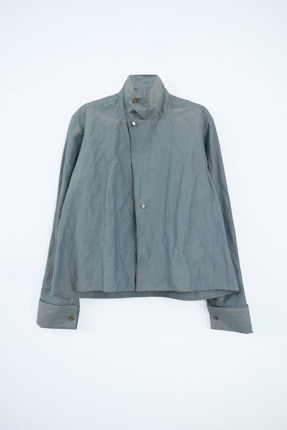 Linen Blend Two-Way Shirt