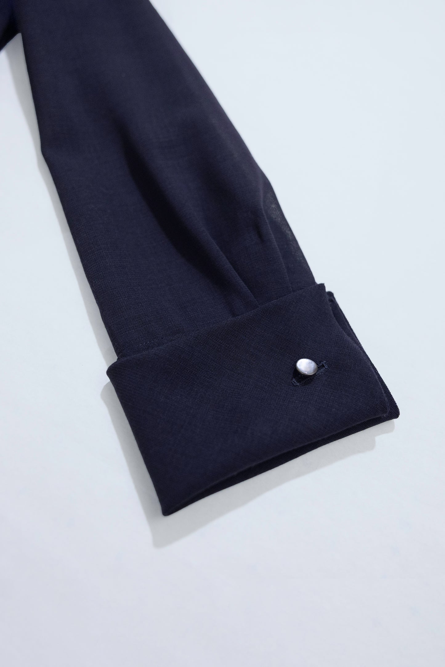 Sheer Wool Two-Way Shirt