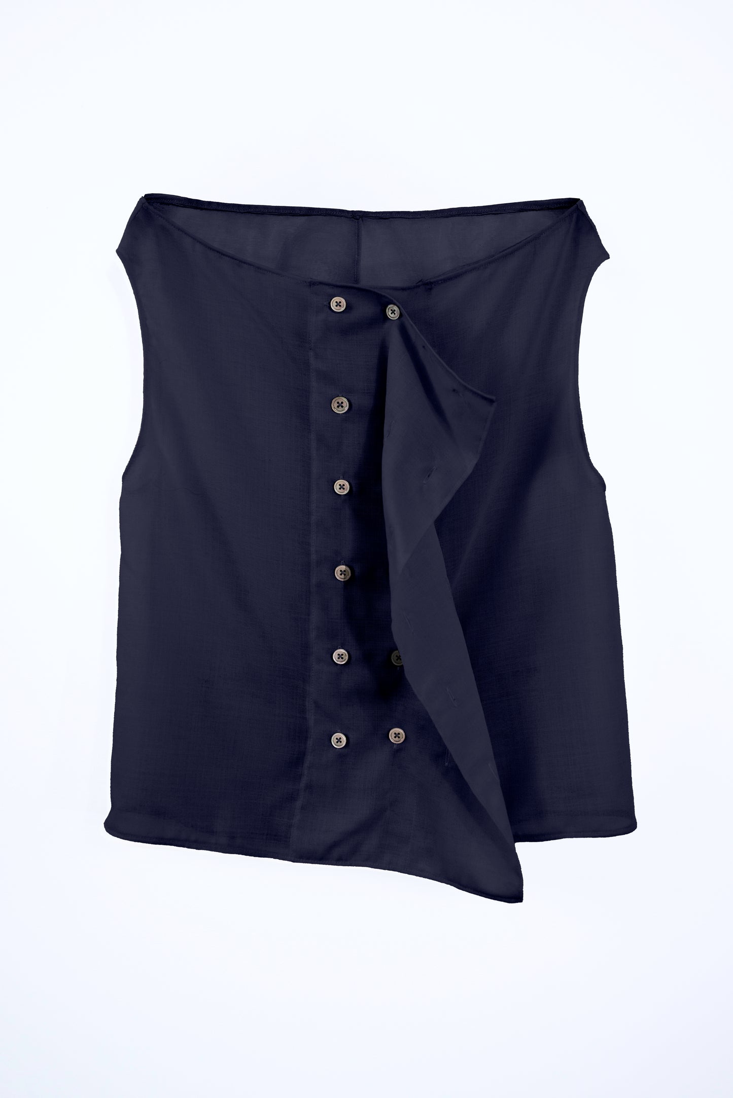 Sheer Wool Adjustable Boat Neck Top