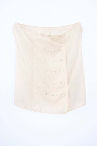 Sheer Wool Adjustable Boat Neck Top
