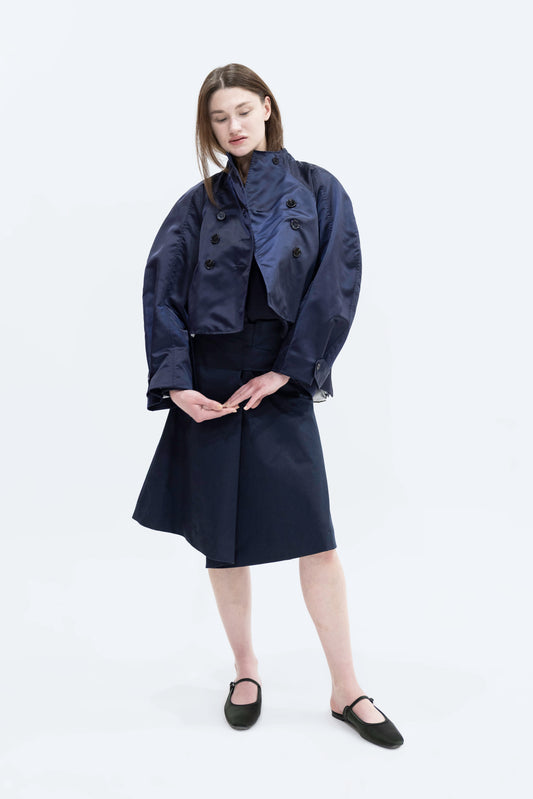 Water Repellent Mock Neck Jacket