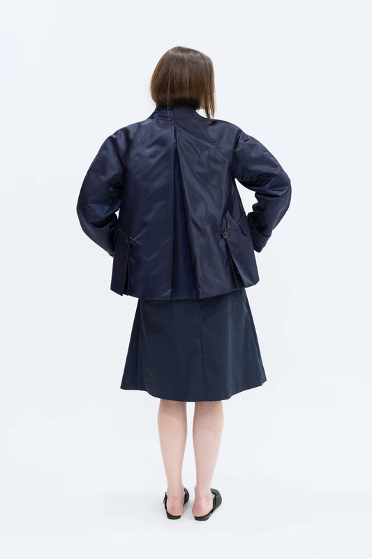 Water Repellent Mock Neck Jacket